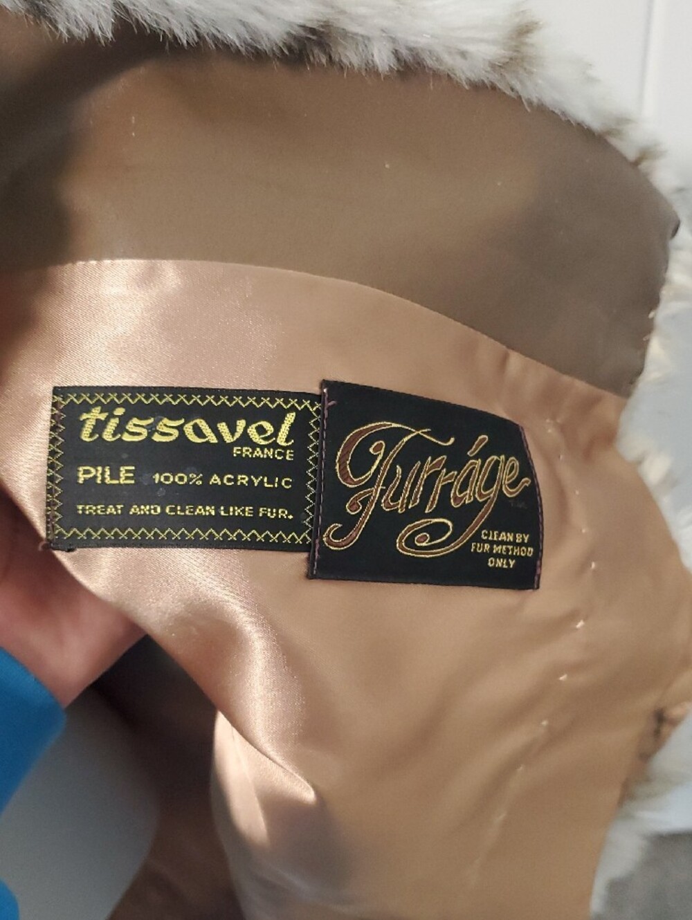 Tissavel of France Cream Spotted Teddy Coat - Picture 3 of 3